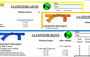 Préparation des Grades Ados-Adultes