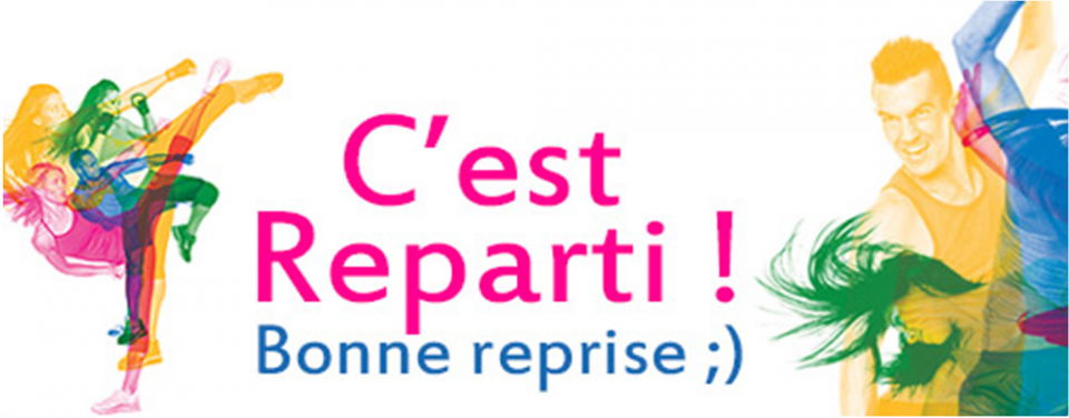 Reprise de tous les cours - excepté ceux du jeudi à 19h