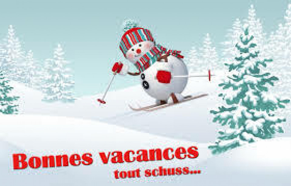 Vacances scolaires d'hiver - aucun cours... Reposez vous.